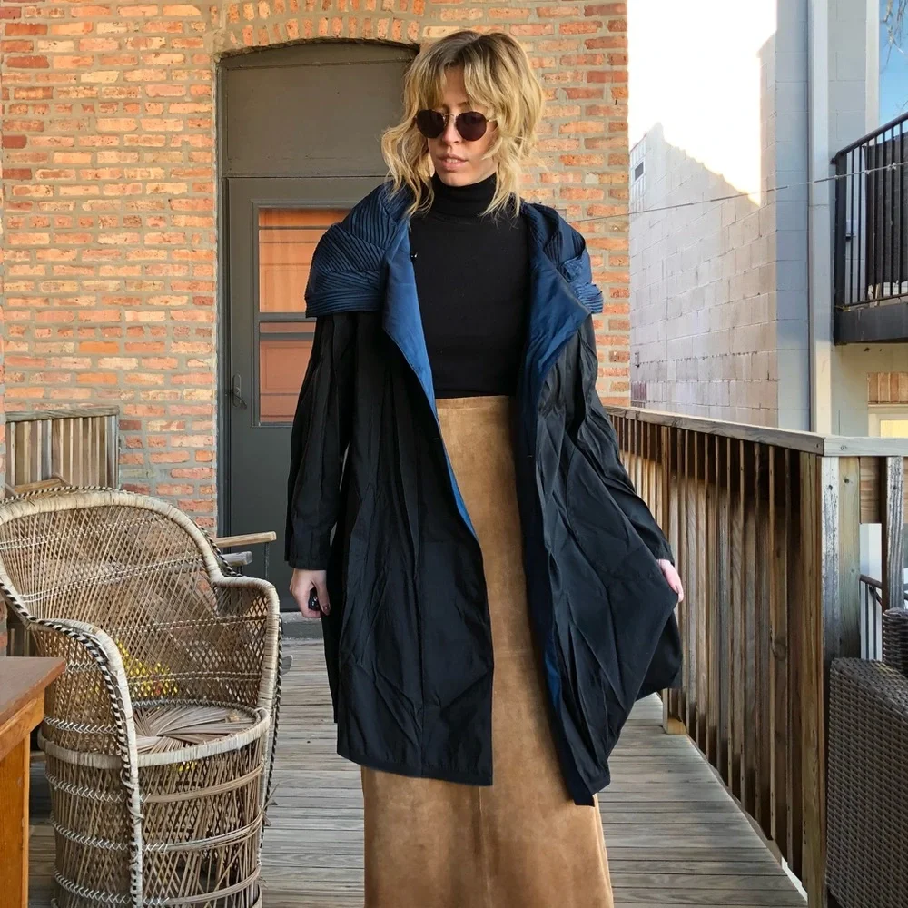 Mycra Pac Donatella Raincoat In Sapphire - Picture 4 of 8